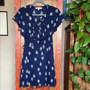 Cupcakes and Cashmere Dress Blue White “Velina” Women’s Sz: 0 (XS)